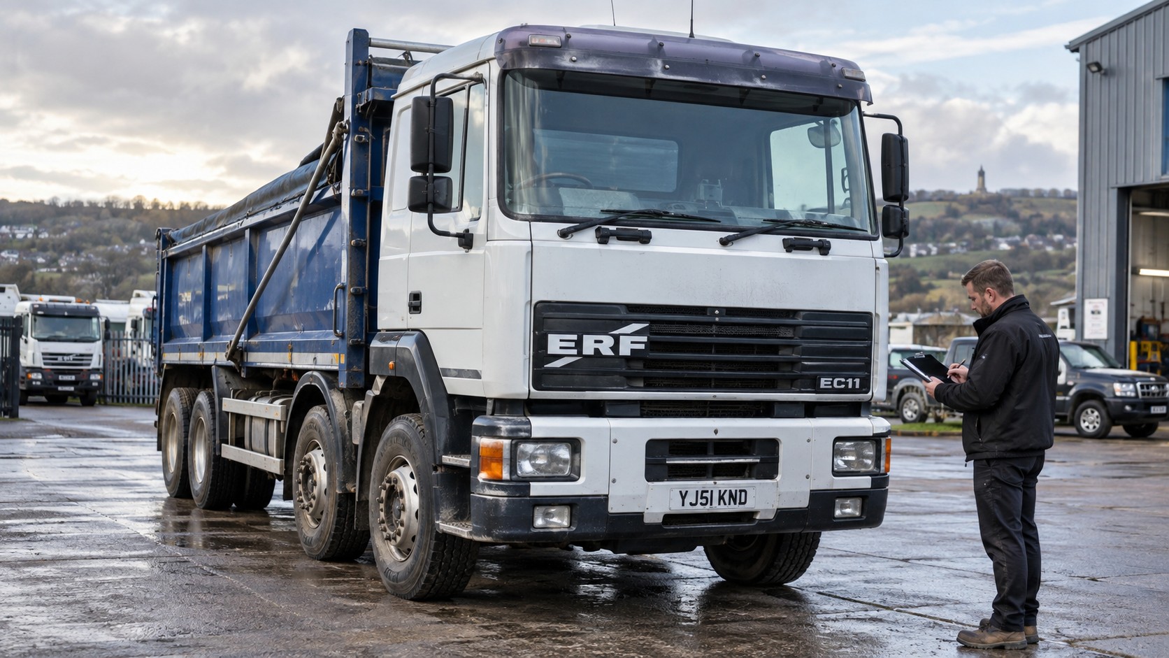 Classic ERF truck for sale in the UK