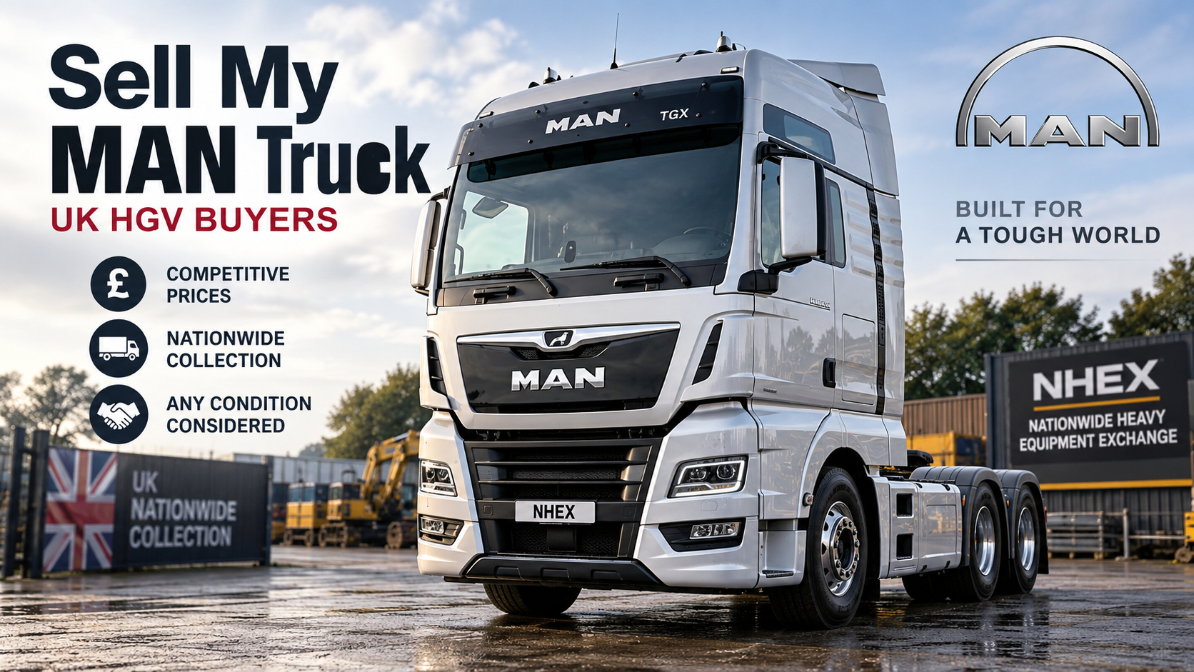 MAN truck for sale to UK HGV buyer